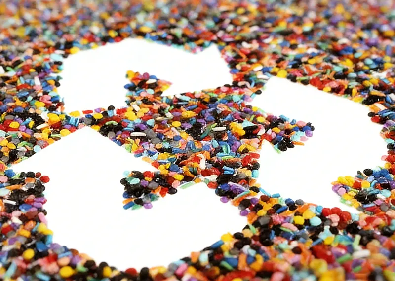 Die Kraft recycelbarer Rohstoffpartikel